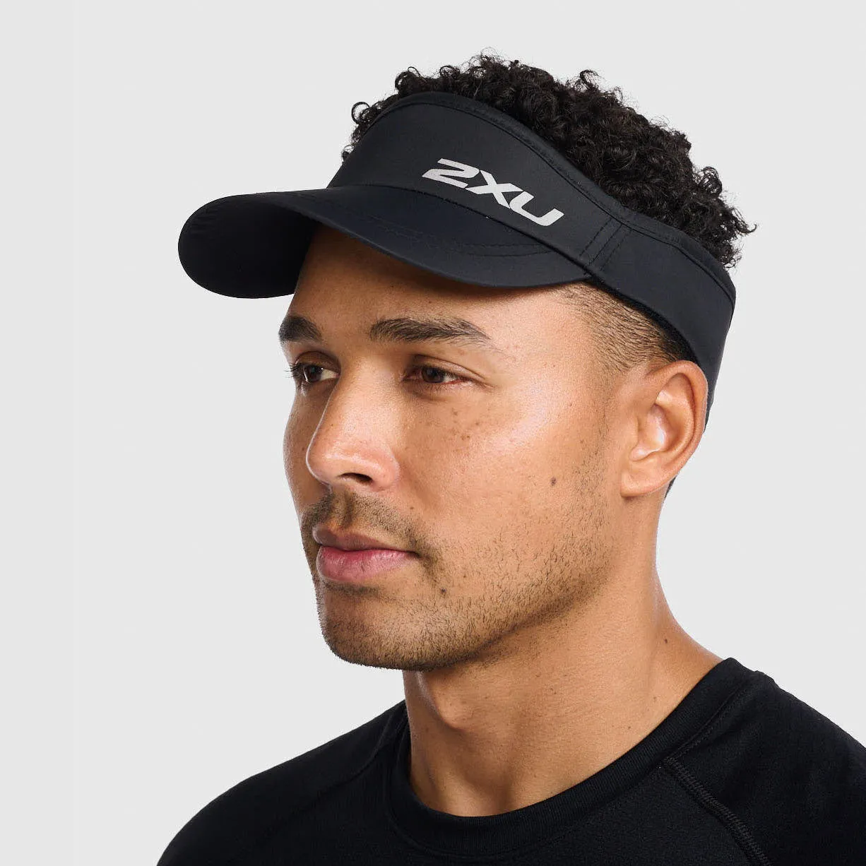 2XU - Run Visor - Black/Black