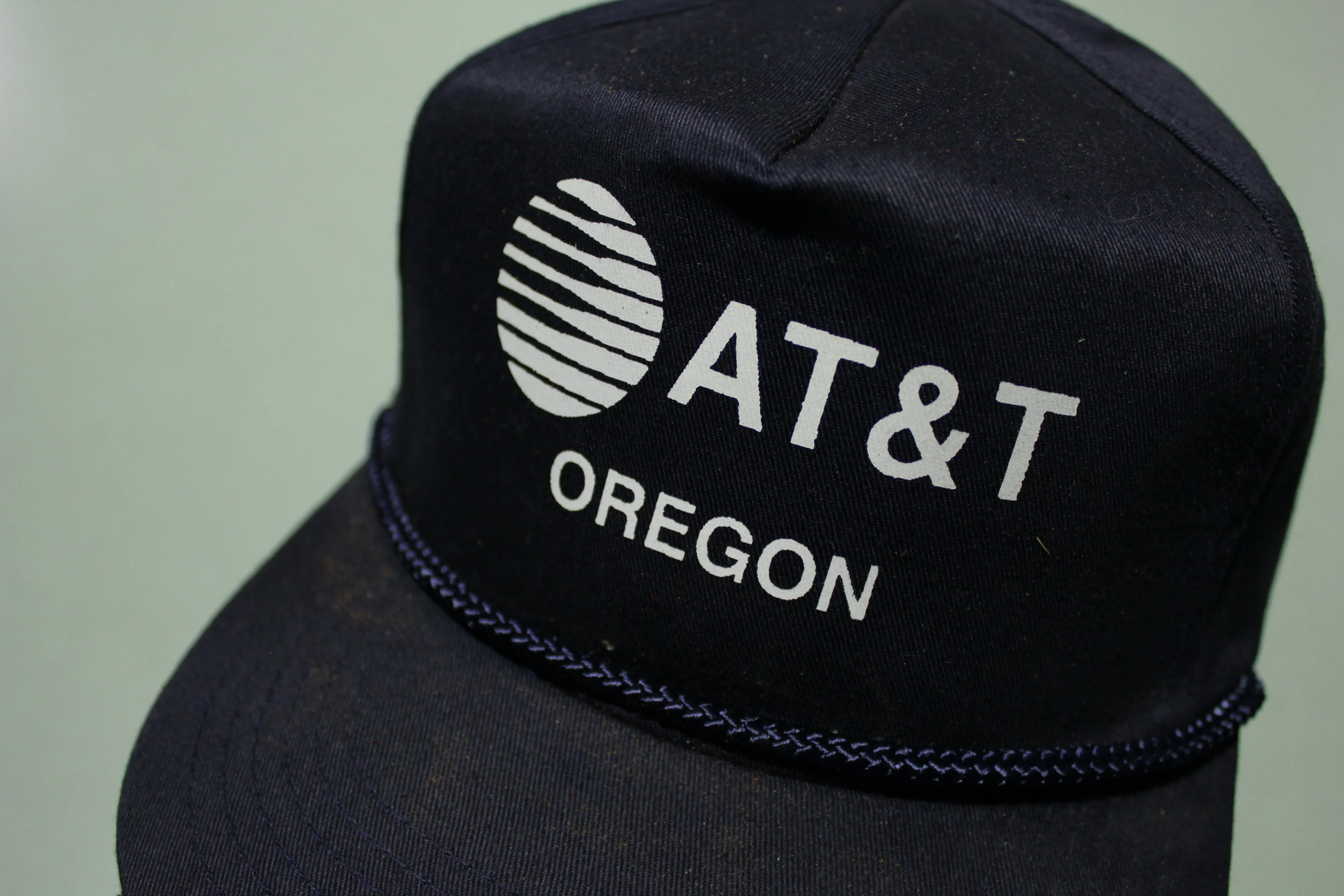 AT&T Oregon Call Before You Dig Vintage 80's Trucker Snapback Adjustable Hat