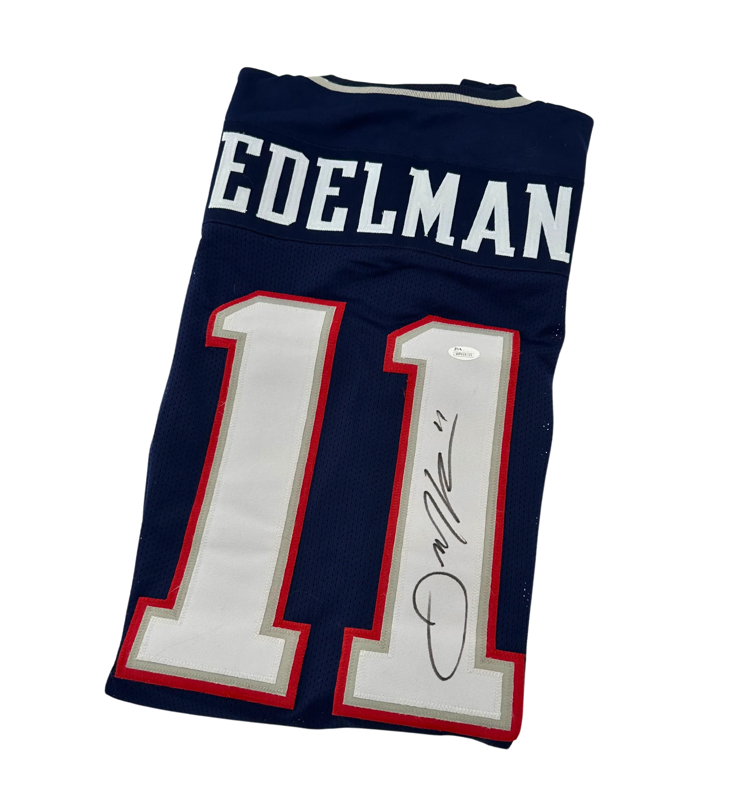 Authenticated Signed NFL Patriot Julain Edelman #11 Jersey