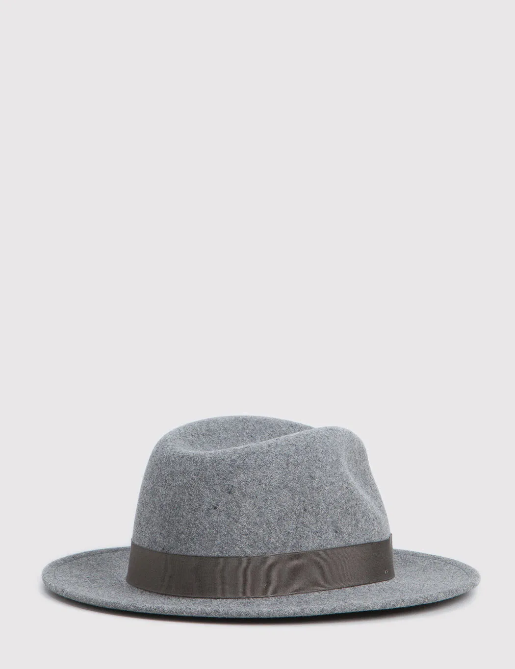 Bailey Curtis Widebrim Fedora Hat - Oxford Grey Mix