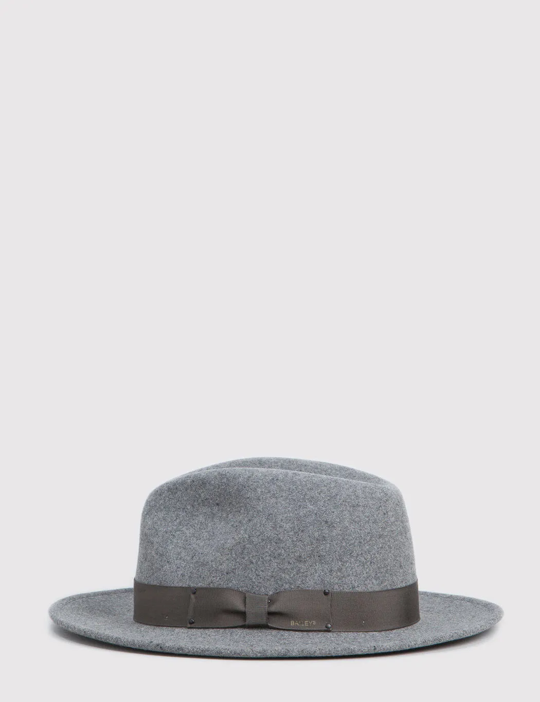 Bailey Curtis Widebrim Fedora Hat - Oxford Grey Mix