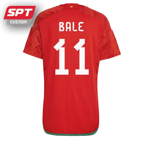 Bale #11 - adidas Wales Home Jersey