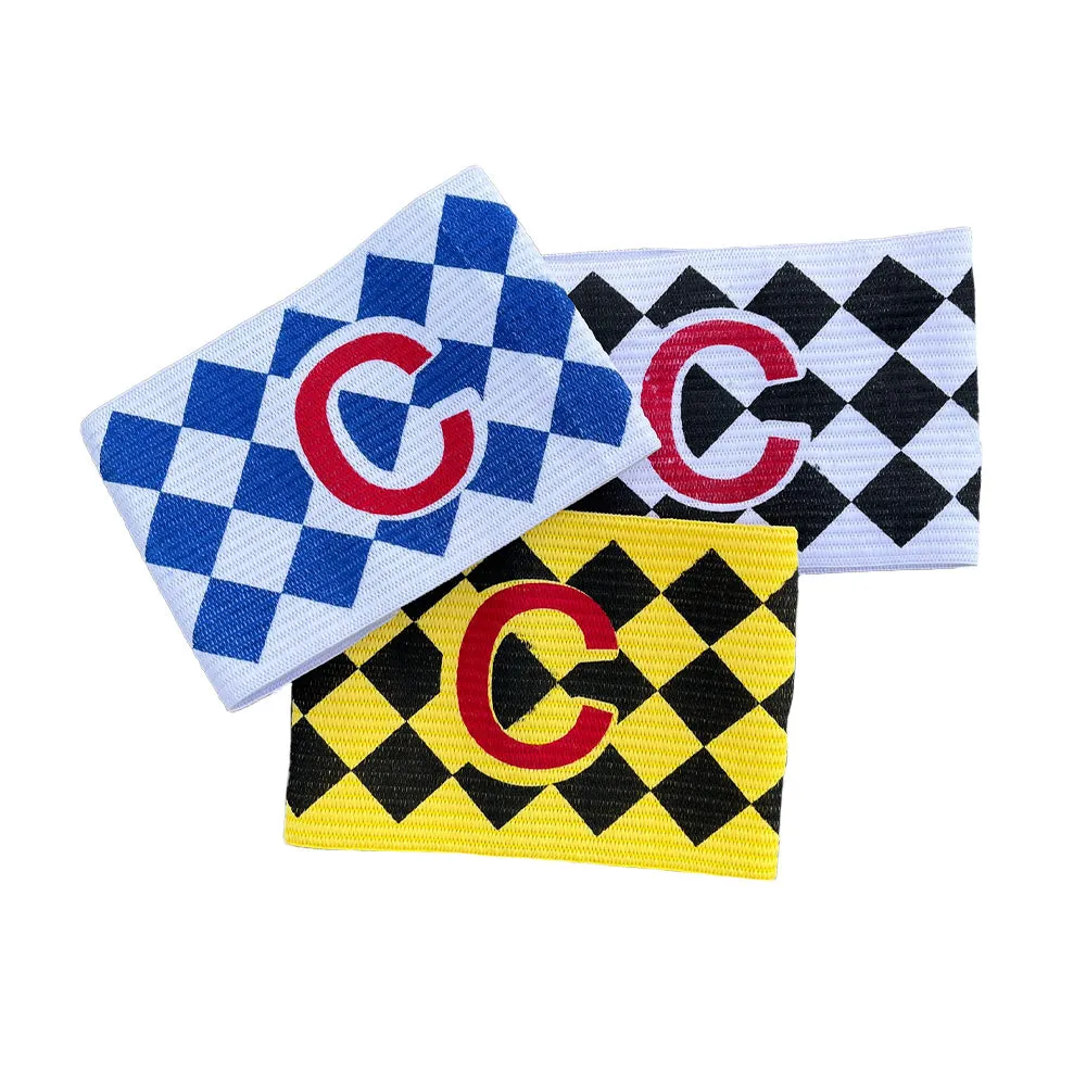 Captain's Armband Junior - Diamond (White/Black)