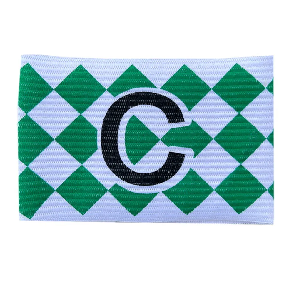 Captain's Armband Junior - Diamond (White/Green)