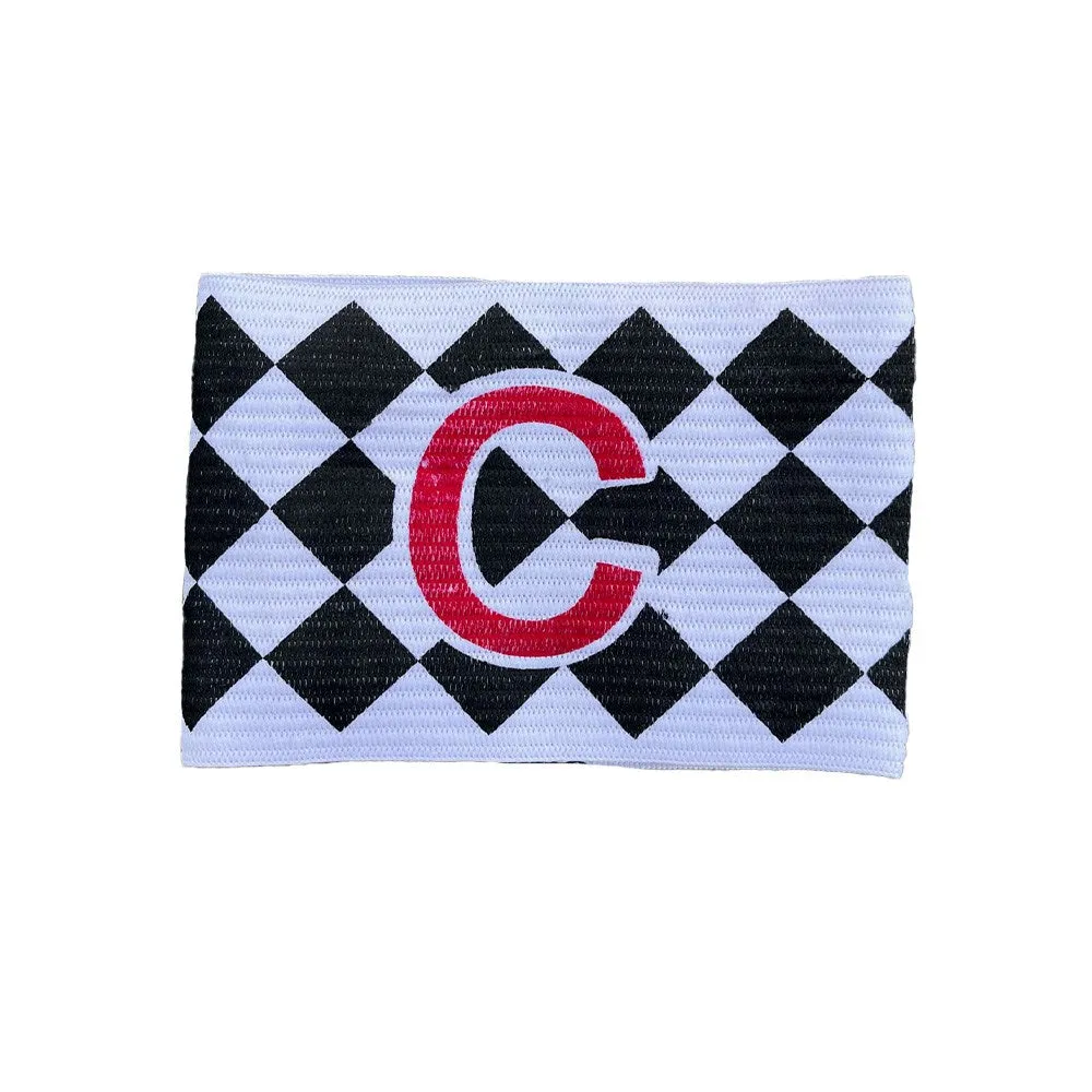 Captain's Armband Senior - Diamond (White/Black)