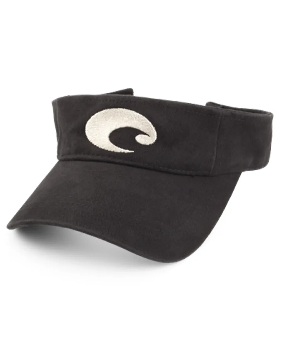 Costa Cotton Visor - Black