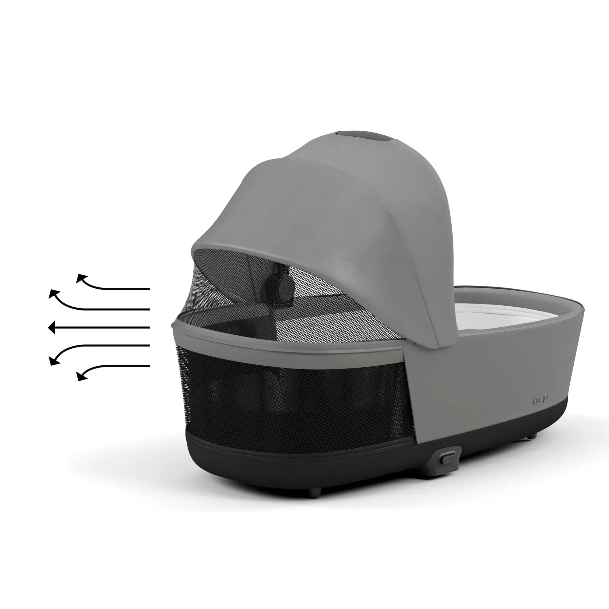 Cybex Priam Lux Carrycot - Mirage Grey (2023)