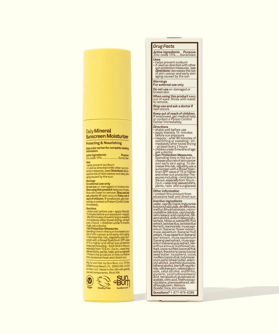 Daily Mineral SPF 30 Sunscreen Moisturizer 1.7 Oz