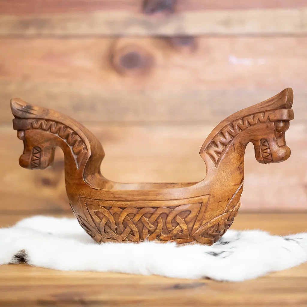 Dragon Carved Bowl