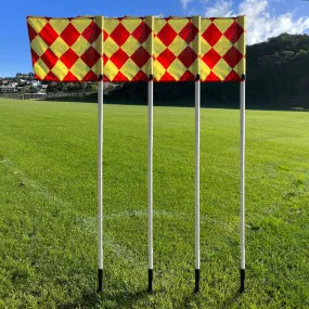 FC Diamond Corner Flag Set