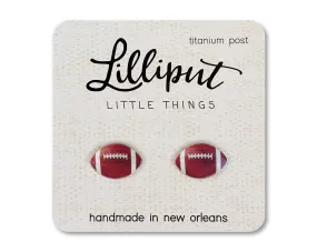 Football Stud Earrings