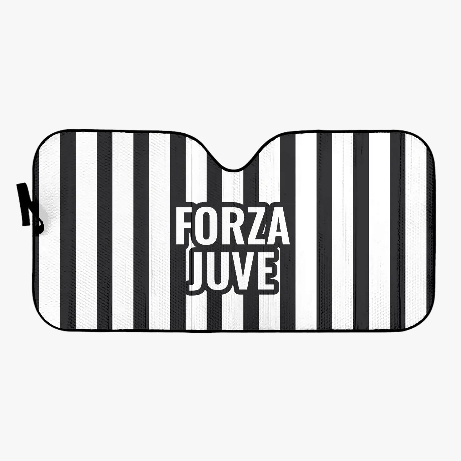 Premium Forza Juve Car Sun Shade - Stylish Sun Protection for Juventus Fans