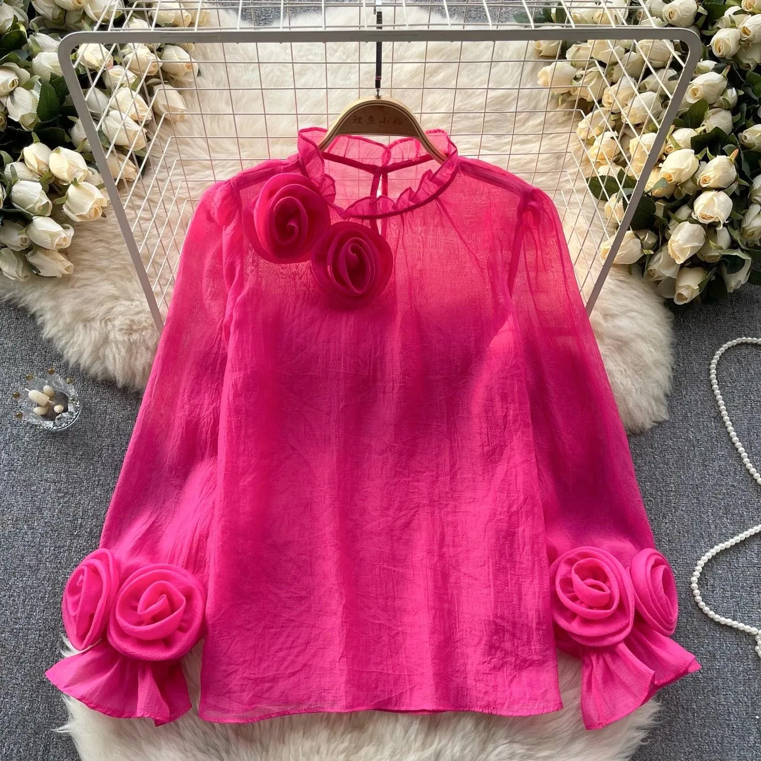 Freya Premium Rosette Blouse