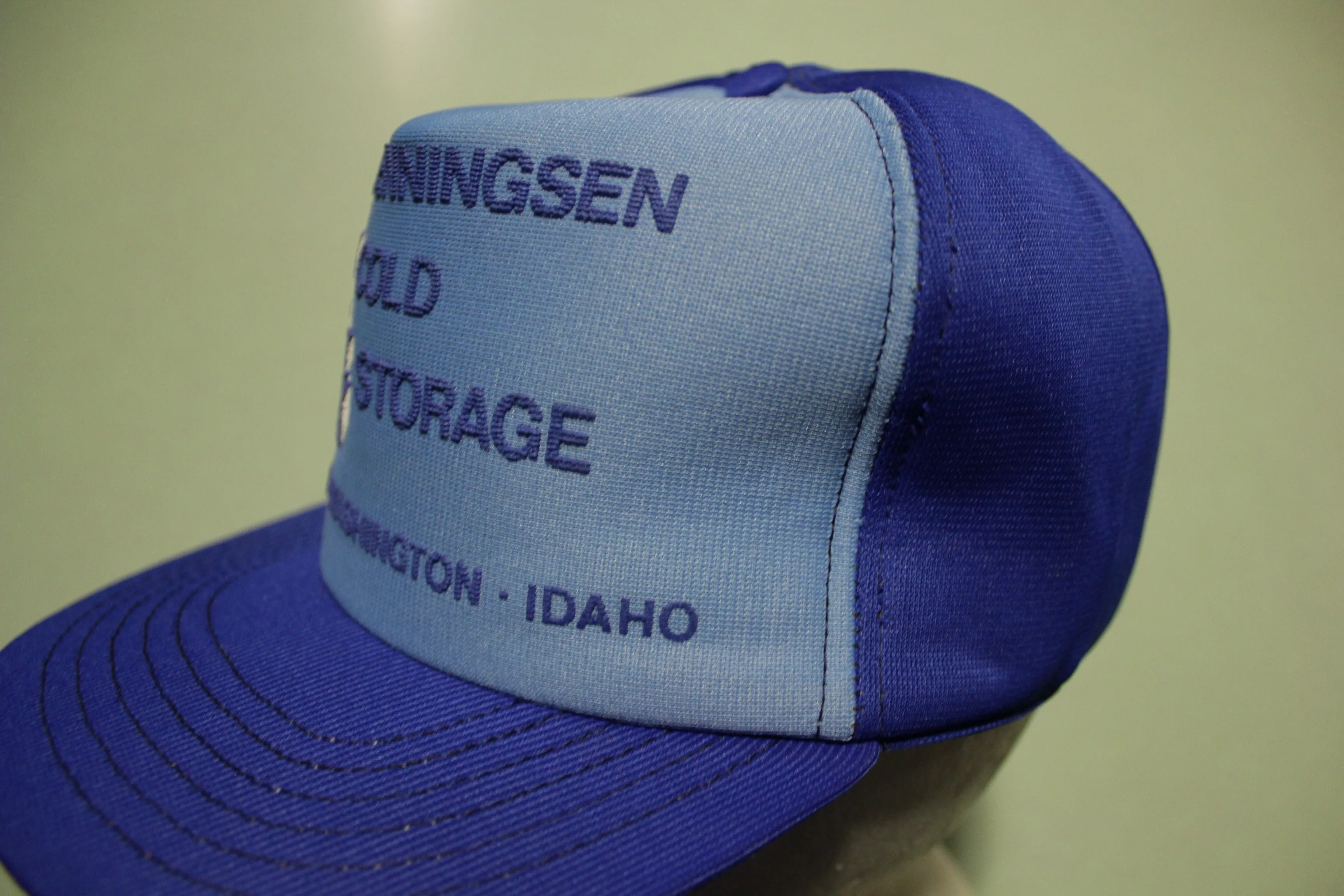 Henningsen Cold Storage OR WA ID Vintage 80's Trucker Snapback Adjustable Hat