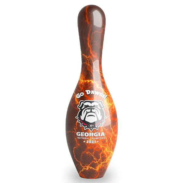 KR Strikeforce National Football Championship Bulldogs Bowling Pin