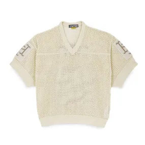 MESH FOOTBALL JERSEY BEIGE