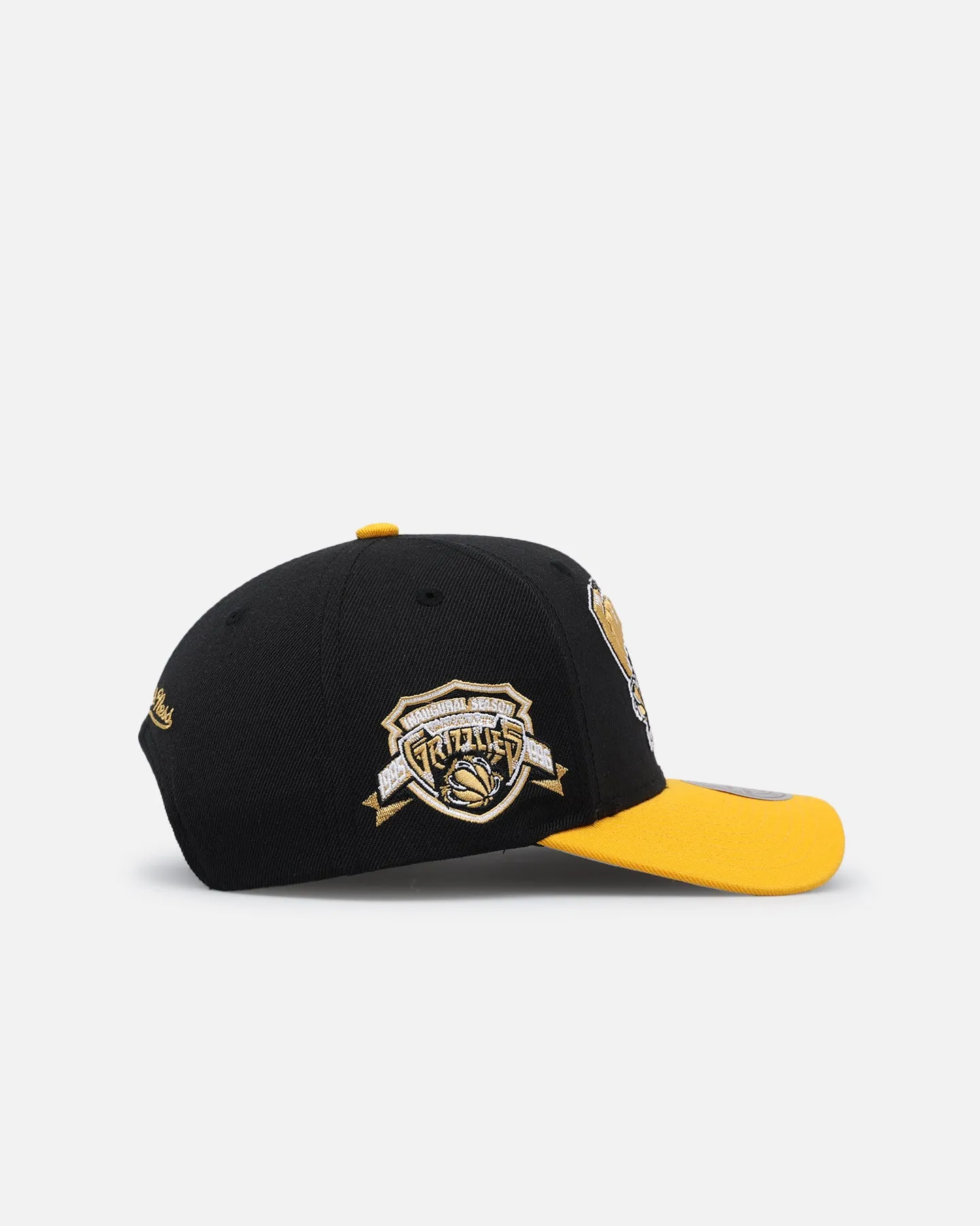 Mitchell & Ness Memphis Grizzlies Enter The Dragon Pro Crown Snapback Black/Ochre