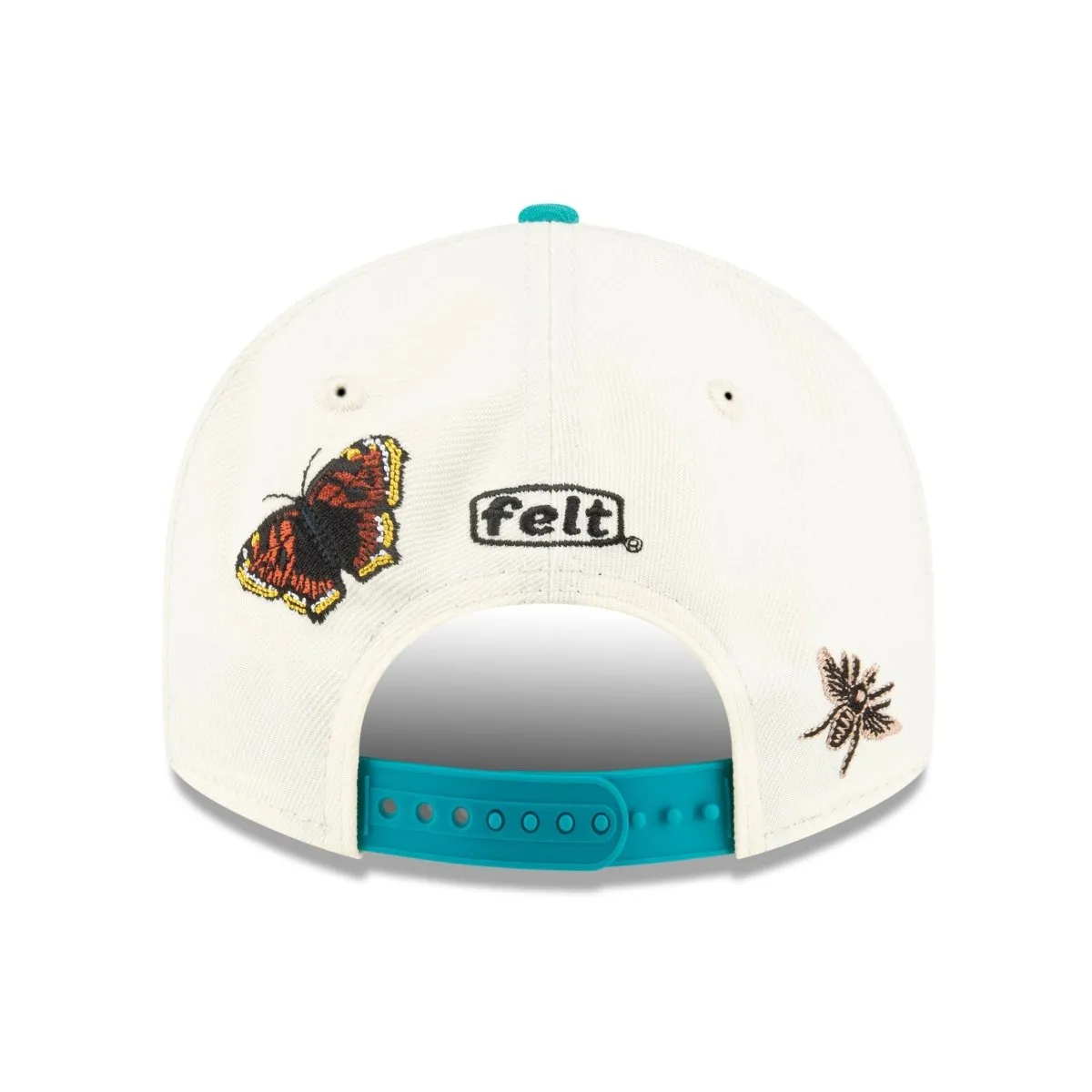 New Era X Felt Miami Marlins Low Profile 9FIFTY Snapback Cream