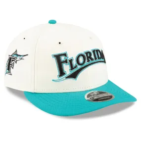 New Era X Felt Miami Marlins Low Profile 9FIFTY Snapback Cream