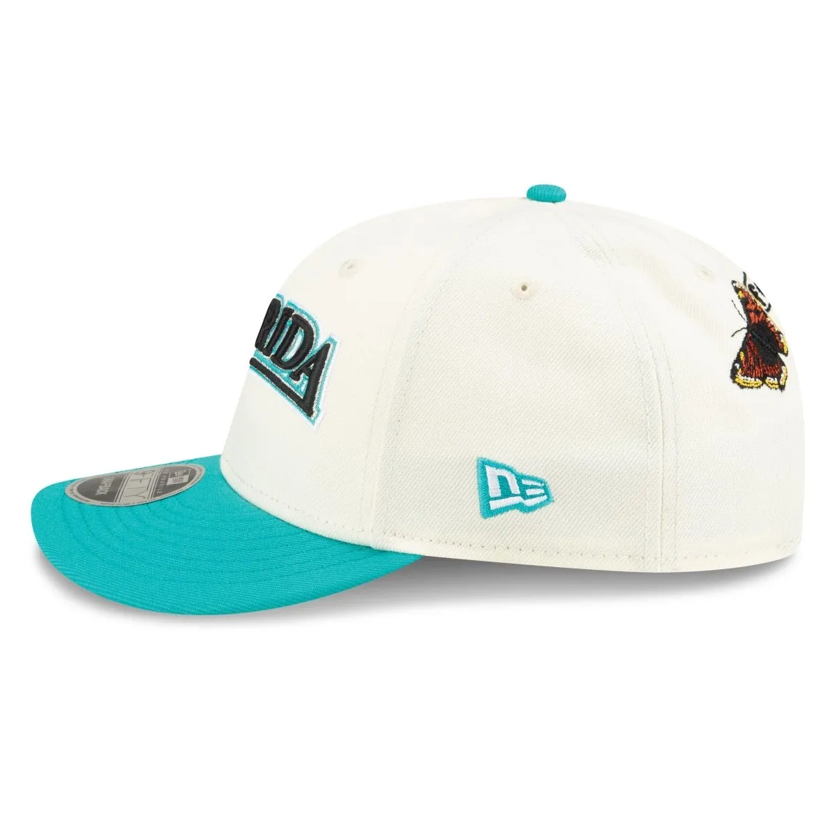 New Era X Felt Miami Marlins Low Profile 9FIFTY Snapback Cream