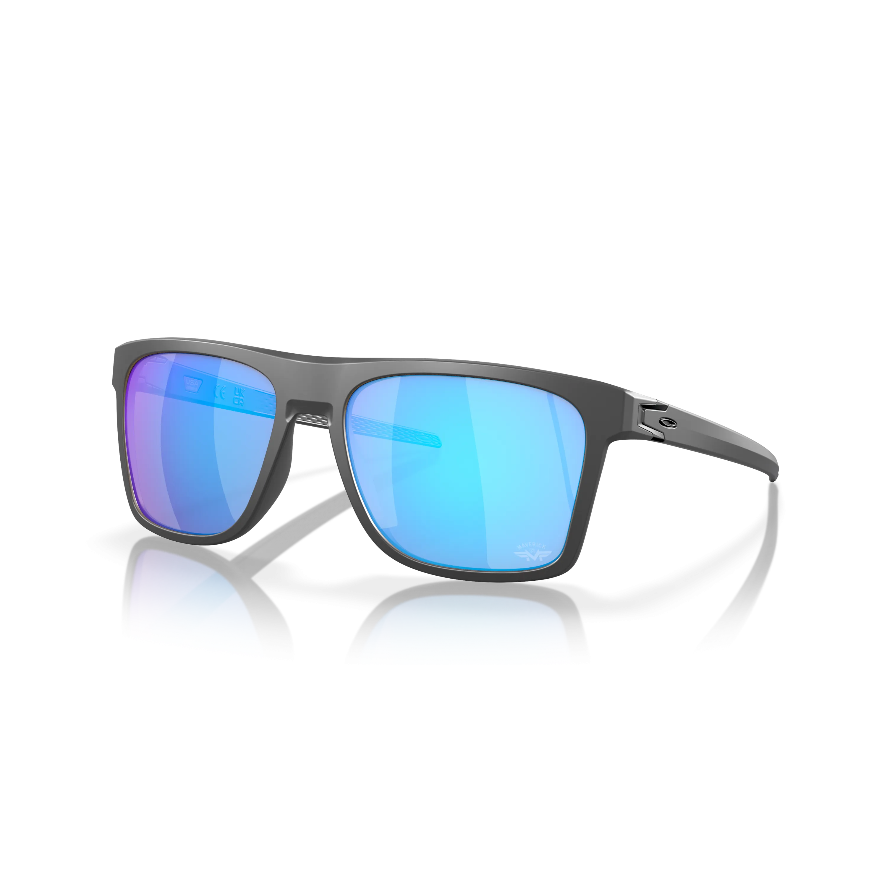 Oakley Leffingwell Prizm Sapphire Lenses - Matte Dark Grey Frame