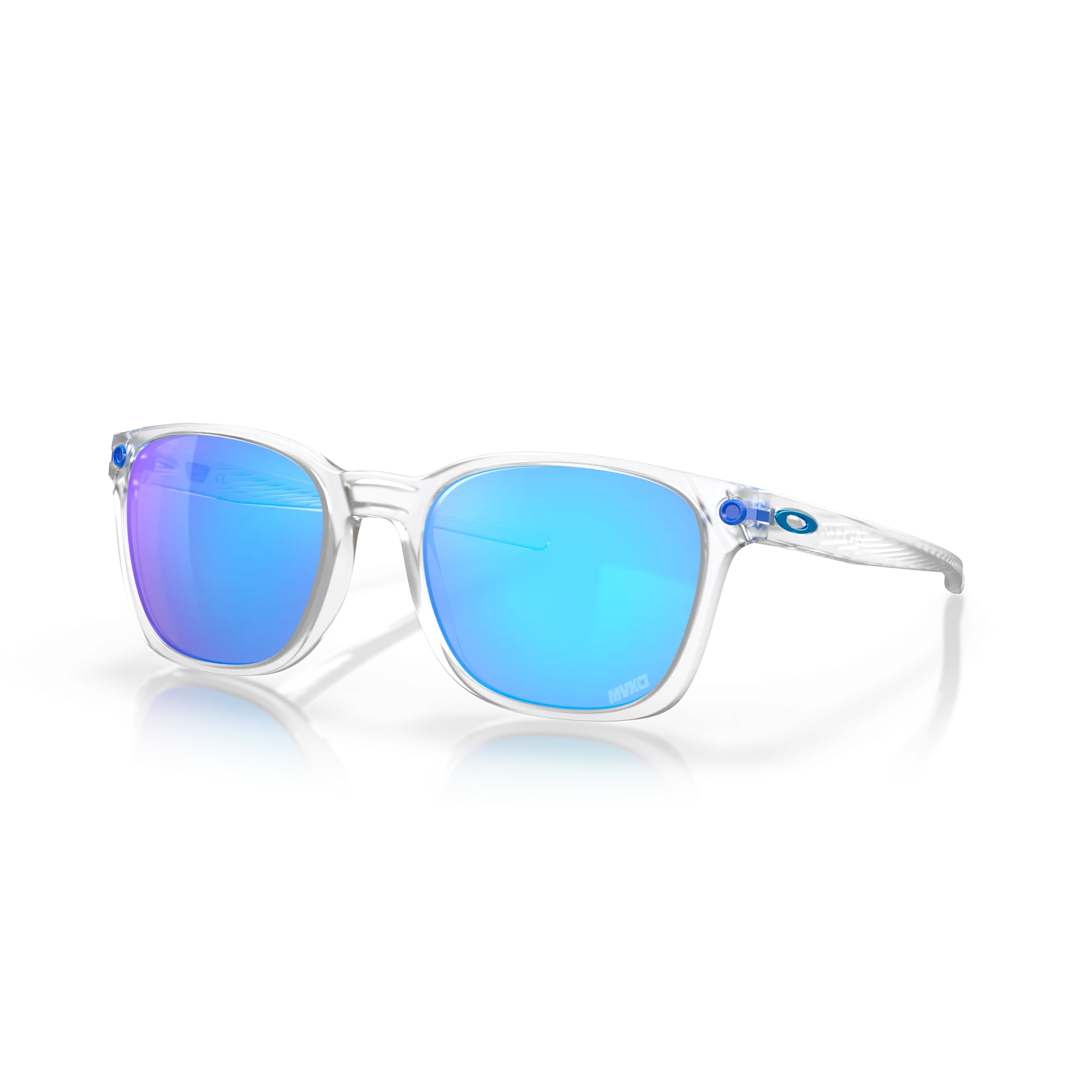 Oakley Ojector Prizm Sapphire Lenses Matte Clear Frame