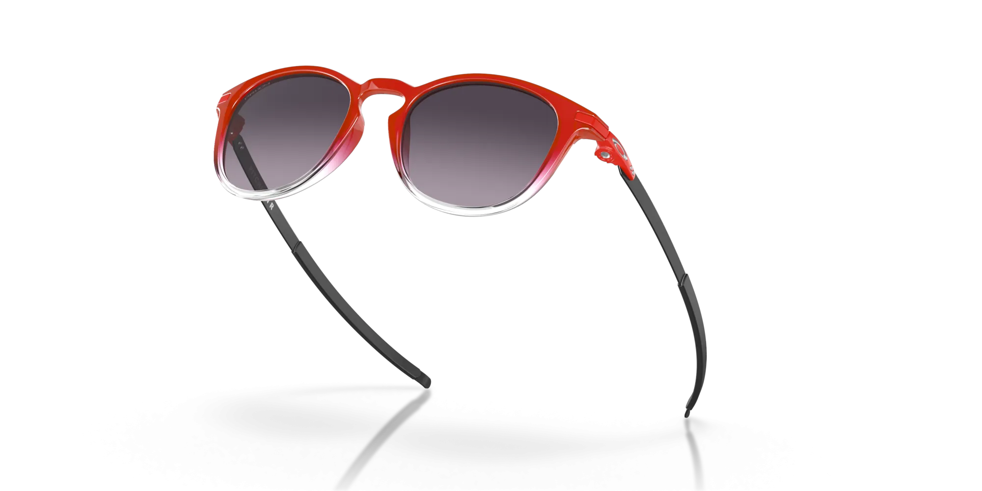 Oakley Pitchman Prizm Grey Gradient Lenses - Red Fade Frame