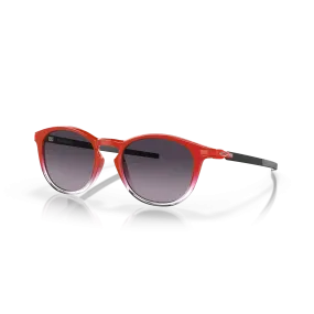 Oakley Pitchman R Fabio Quartararo Prizm Grey Gradient Lenses - Red Fade Frame