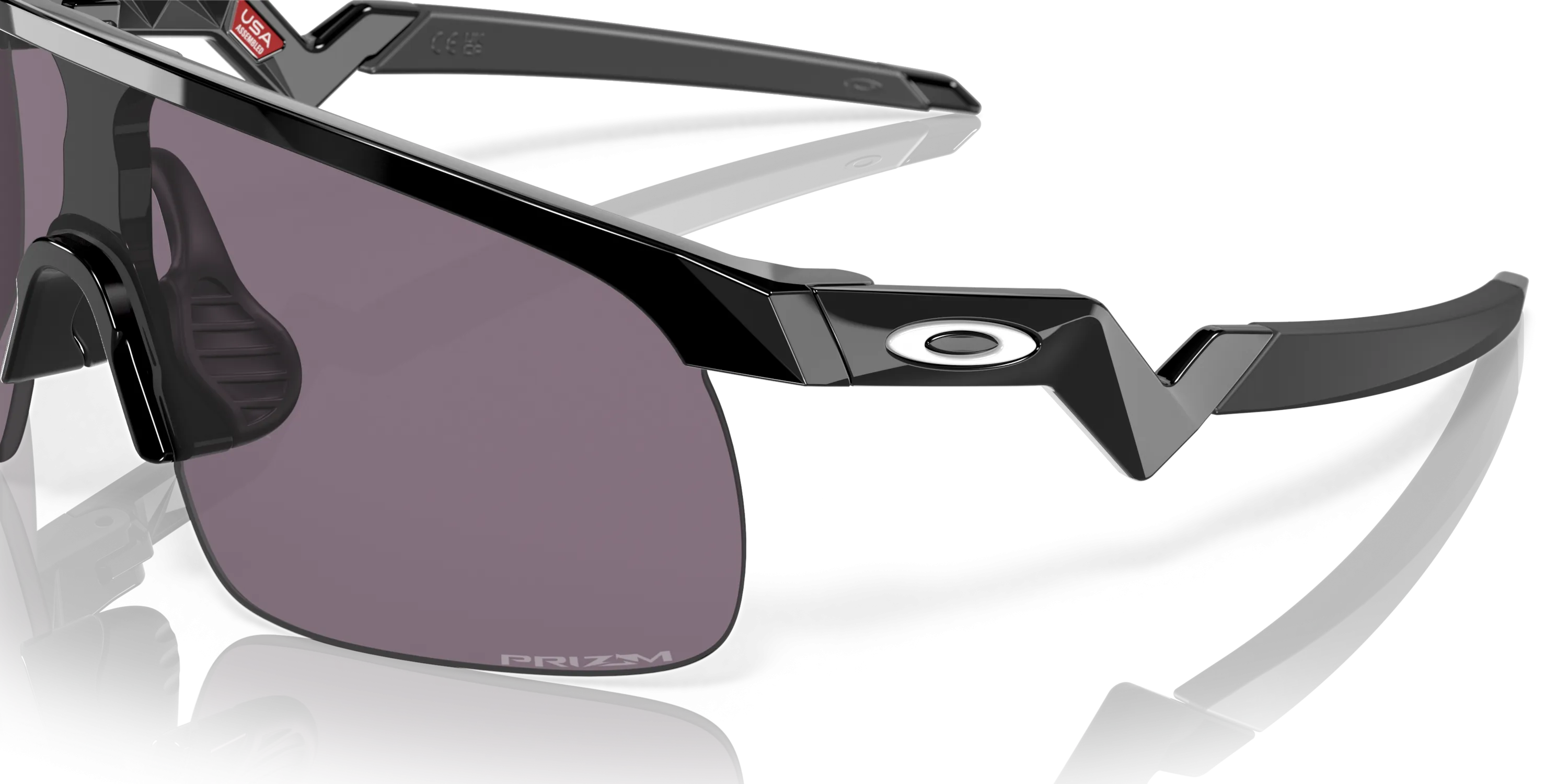 Oakley Resistor Prizm Grey Lenses - Polished Black Frame