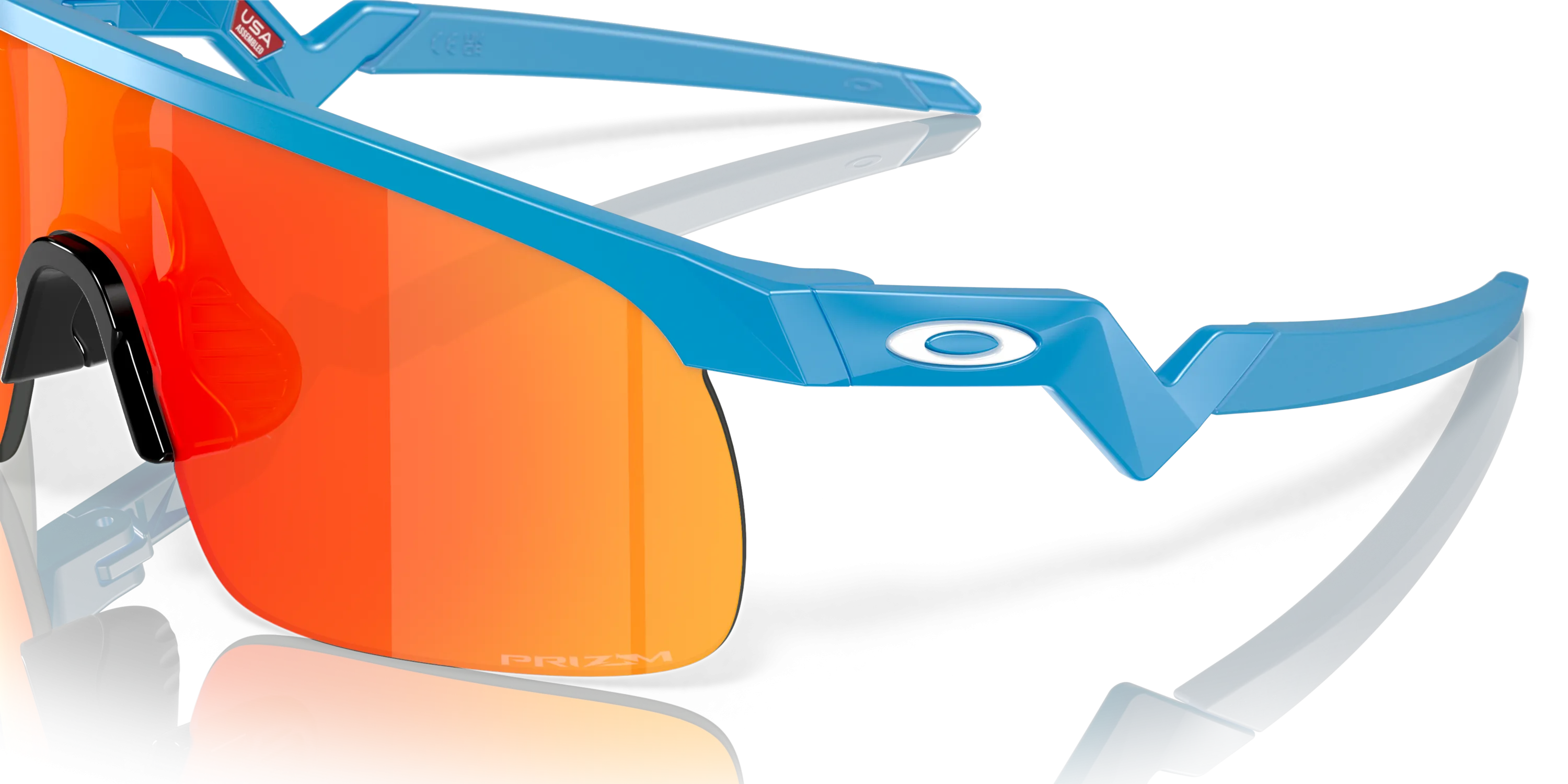 Oakley Resistor Prizm Ruby Lenses - Sky Blue Frame - (Youth Fit)