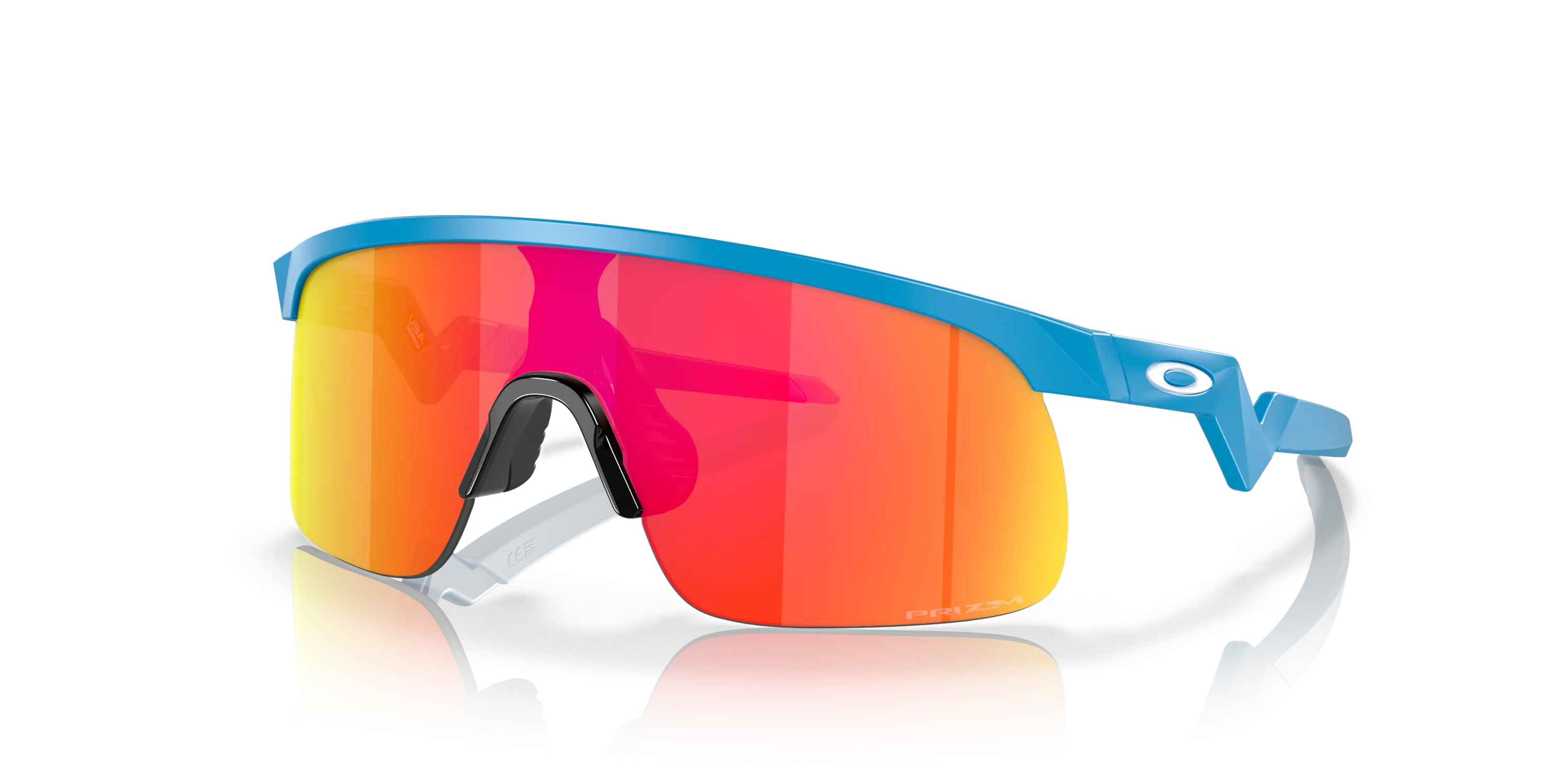 Oakley Resistor Prizm Ruby Lenses - Sky Blue Frame - (Youth Fit)