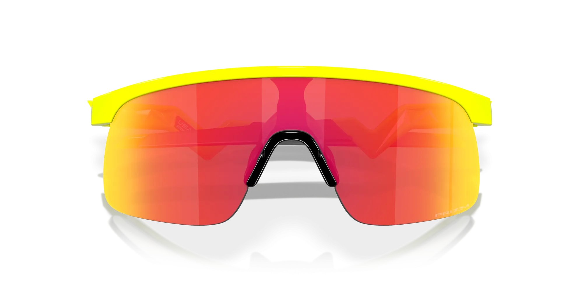 Oakley Resistor Prizm Ruby Lenses Tennis Ball Yellow Frame - (Youth Fit)