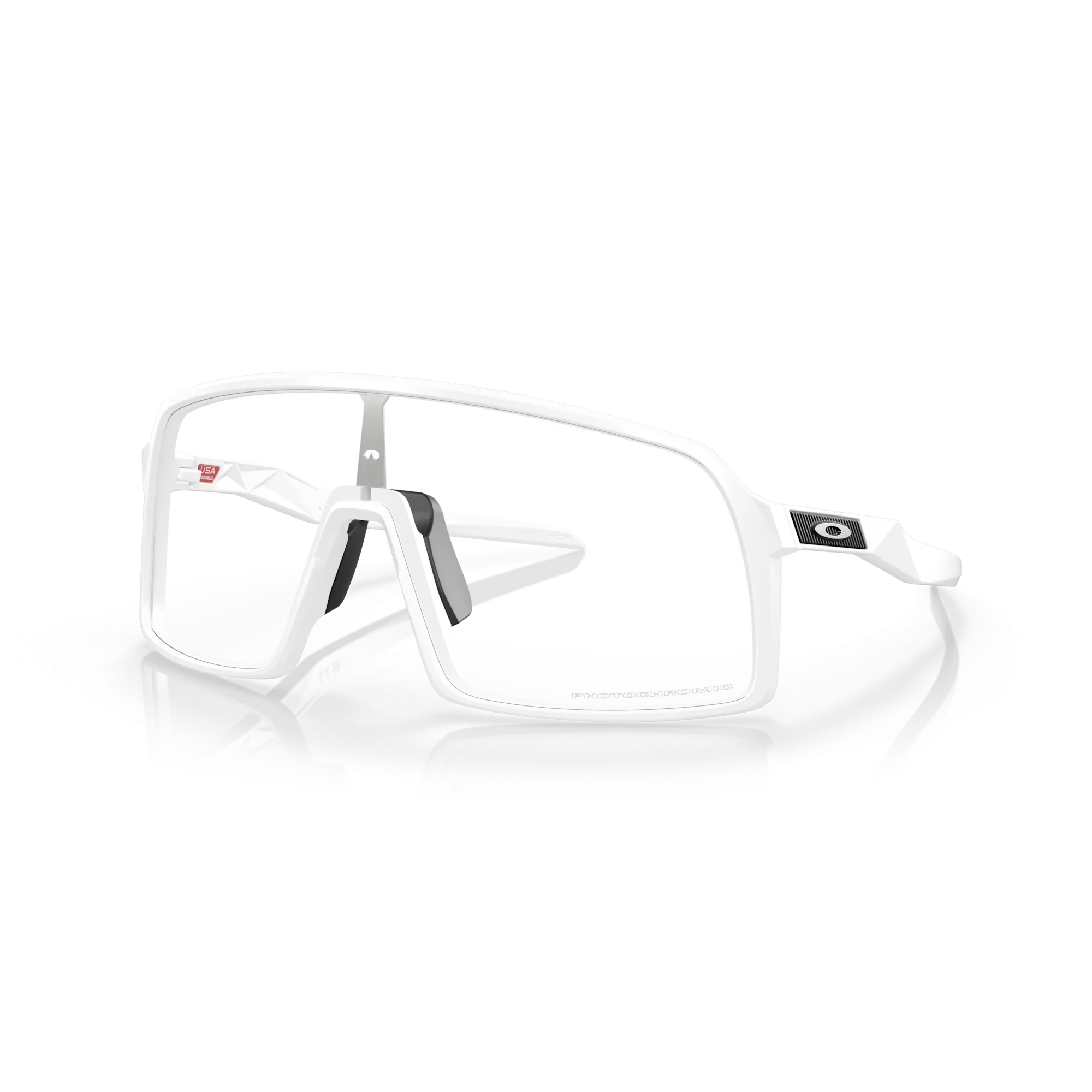 Oakley Sutro Clear To Black Iridium Photochromic Lenses Matte White Frame