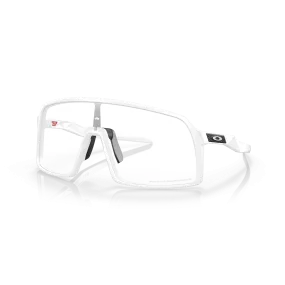 Oakley Sutro Clear To Black Iridium Photochromic Lenses Matte White Frame