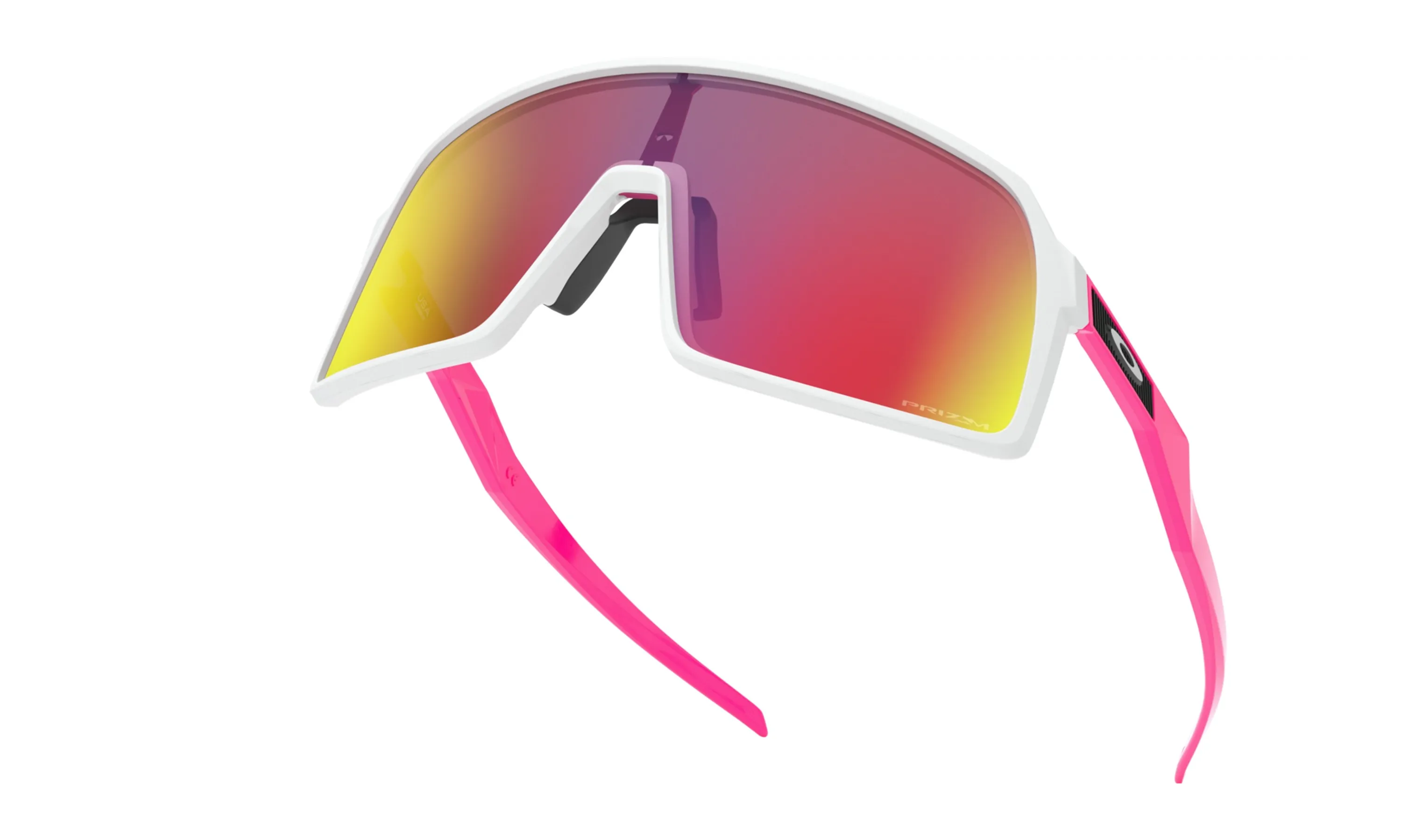 Oakley Sutro Matte White/Pink with Prizm Road