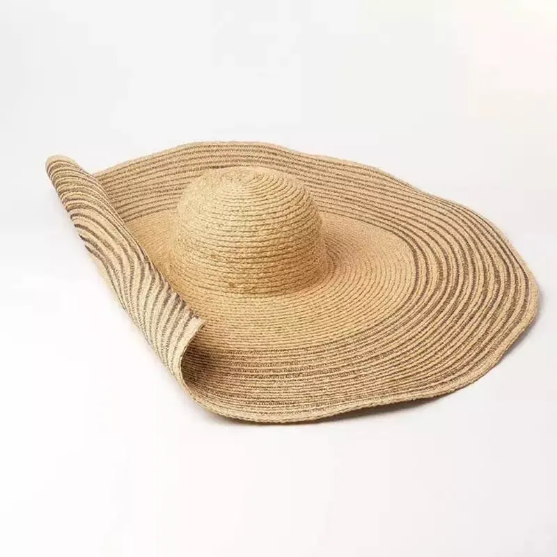 Oversize Raffia Hat