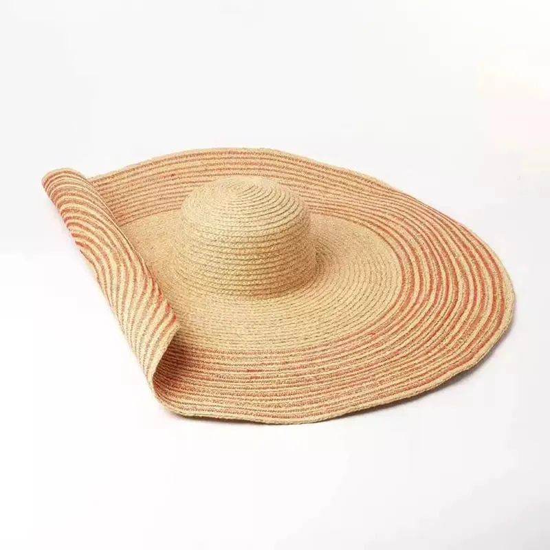 Oversize Raffia Hat