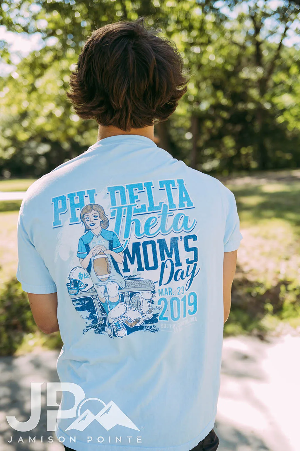 Phi Delta Theta Moms Day Football Tee