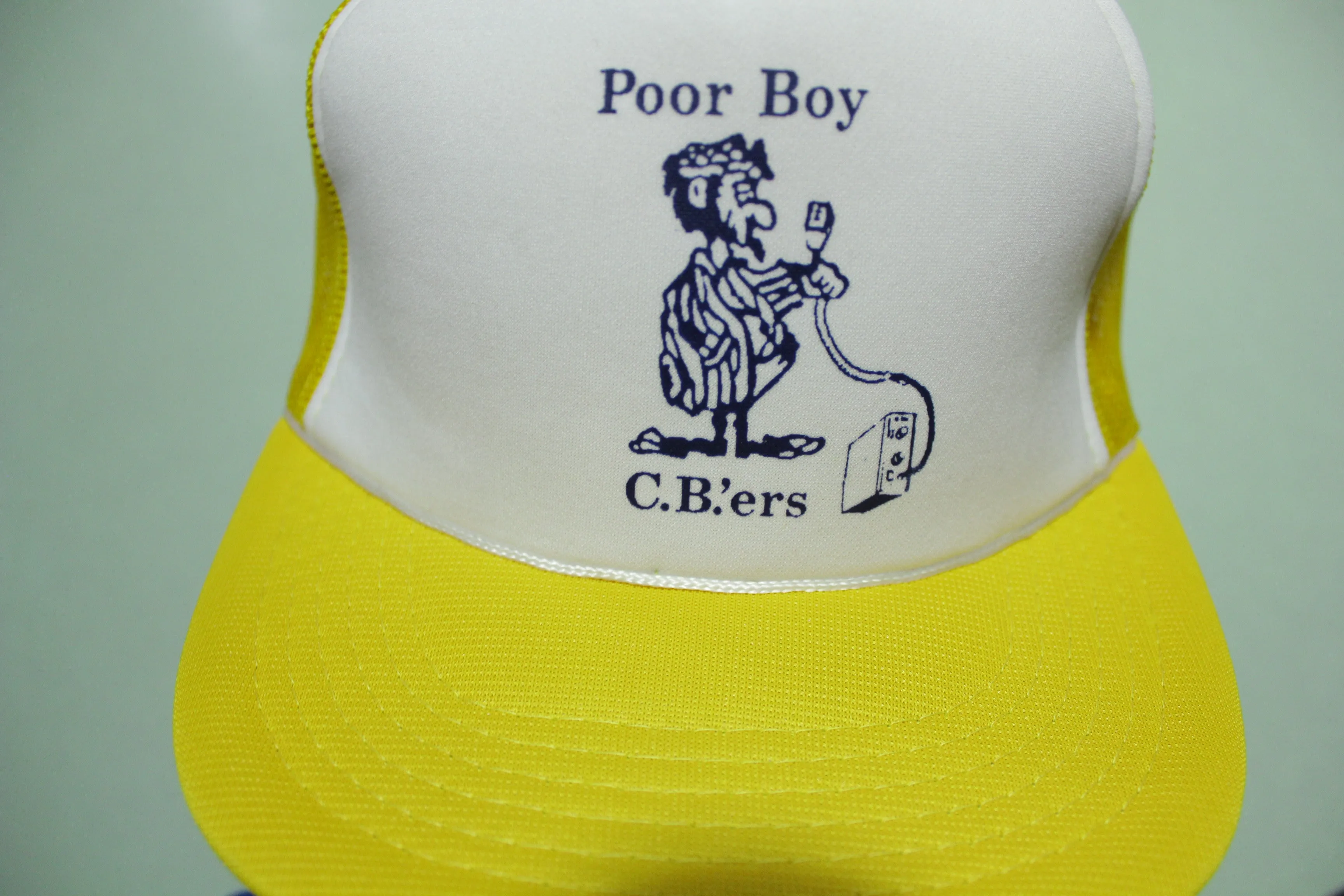 Poor Boy CB'ers Vintage 80's CB Radio Trucker Snapback Adjustable Hat