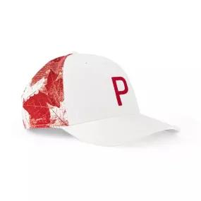 Puma Maple Printed Snapback Cap - White