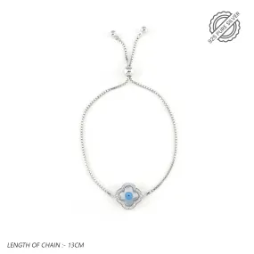 Pure 925 Silver Evil Eye Bracelet