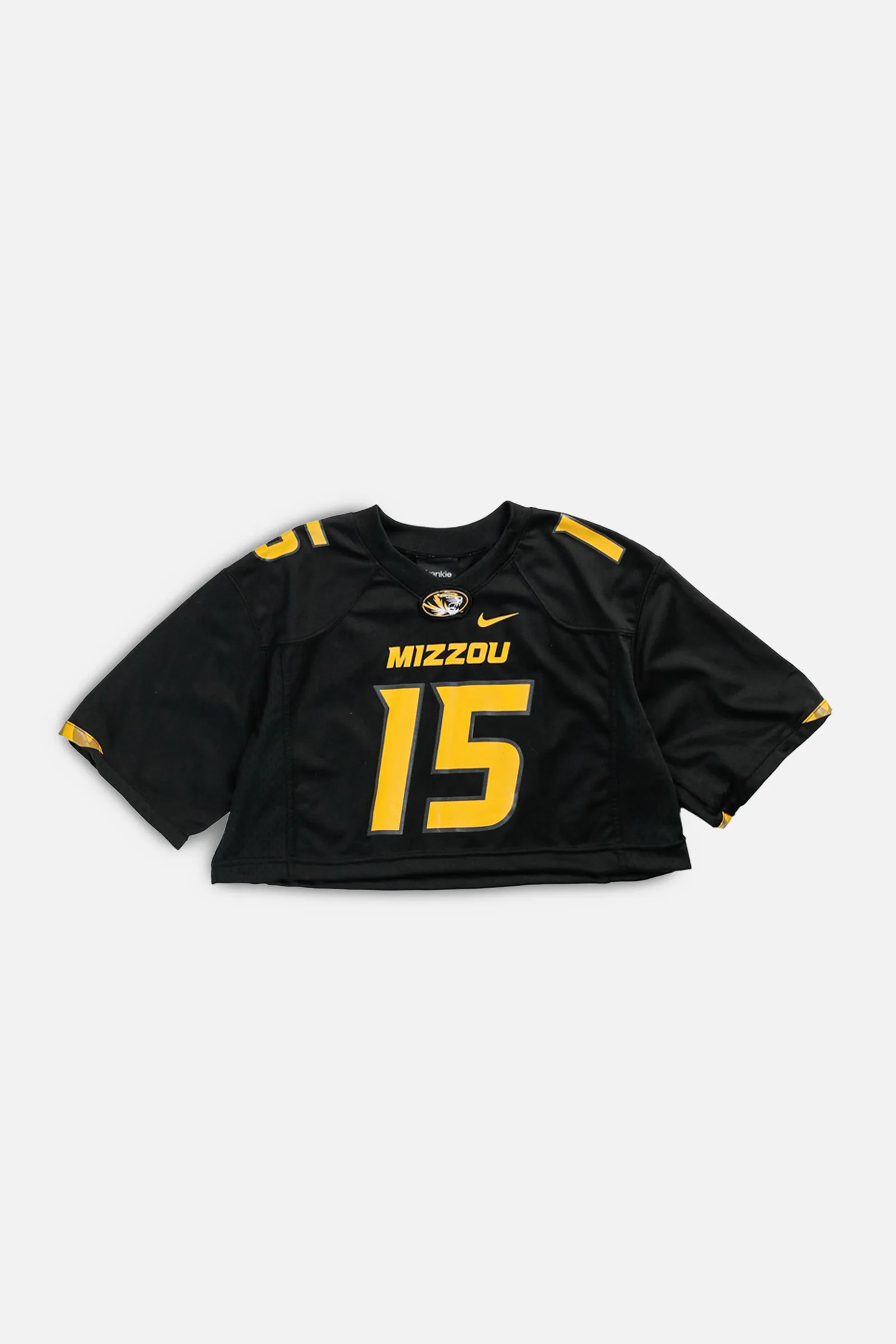 Rework Crop Missouri Tigers Football Jersey - S