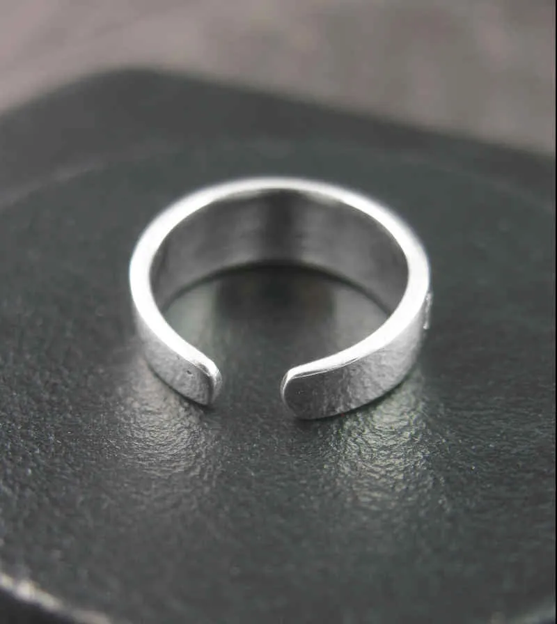 Shooting Stars Toe or Midi Oxidized Ring, Adjustable