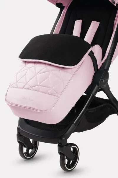 Silver Cross Clic Stroller, Footmuff & Raincover - Pink