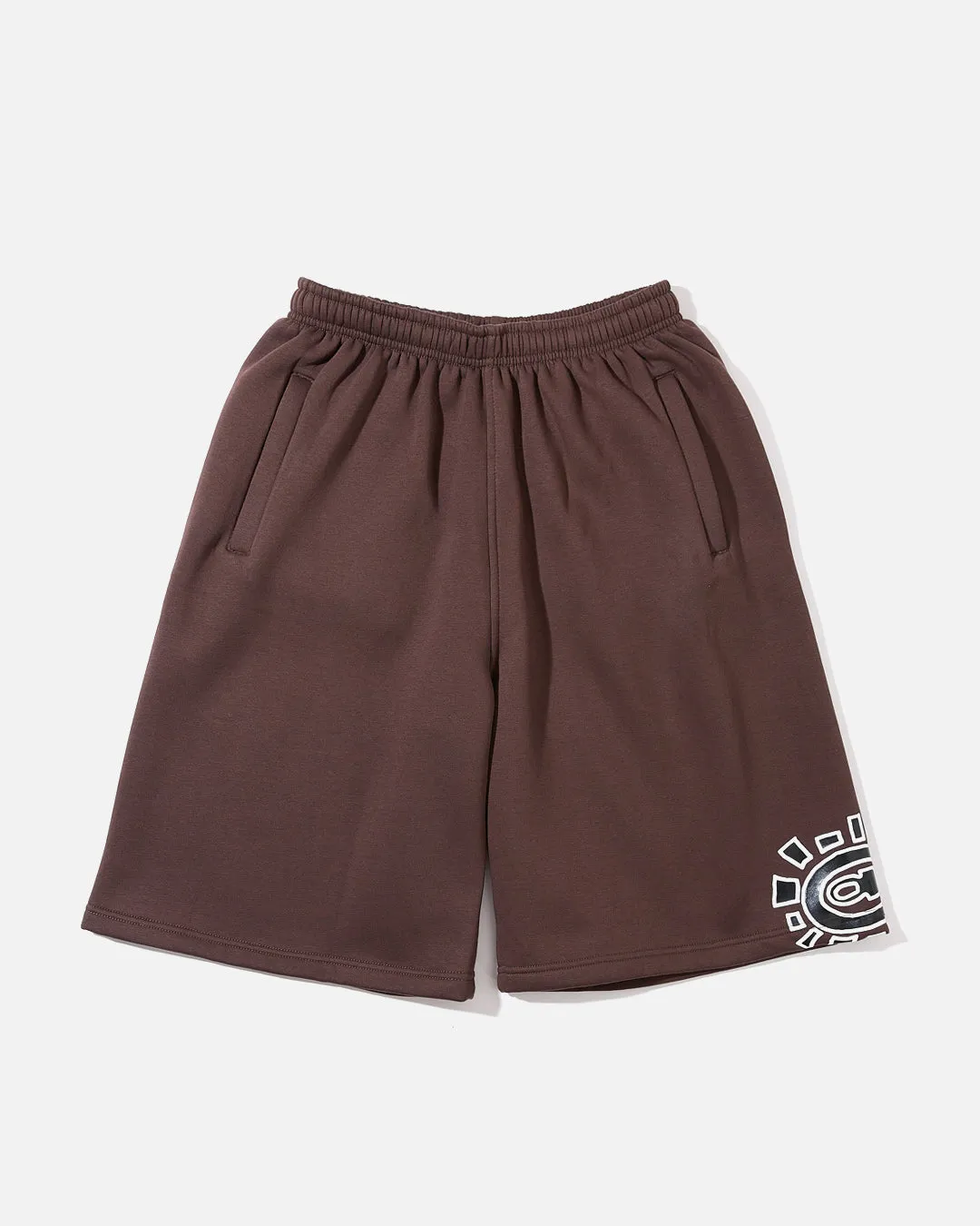 @Sun Jogger Shorts - Brown