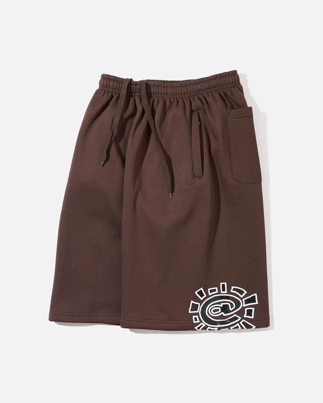 @Sun Jogger Shorts - Brown