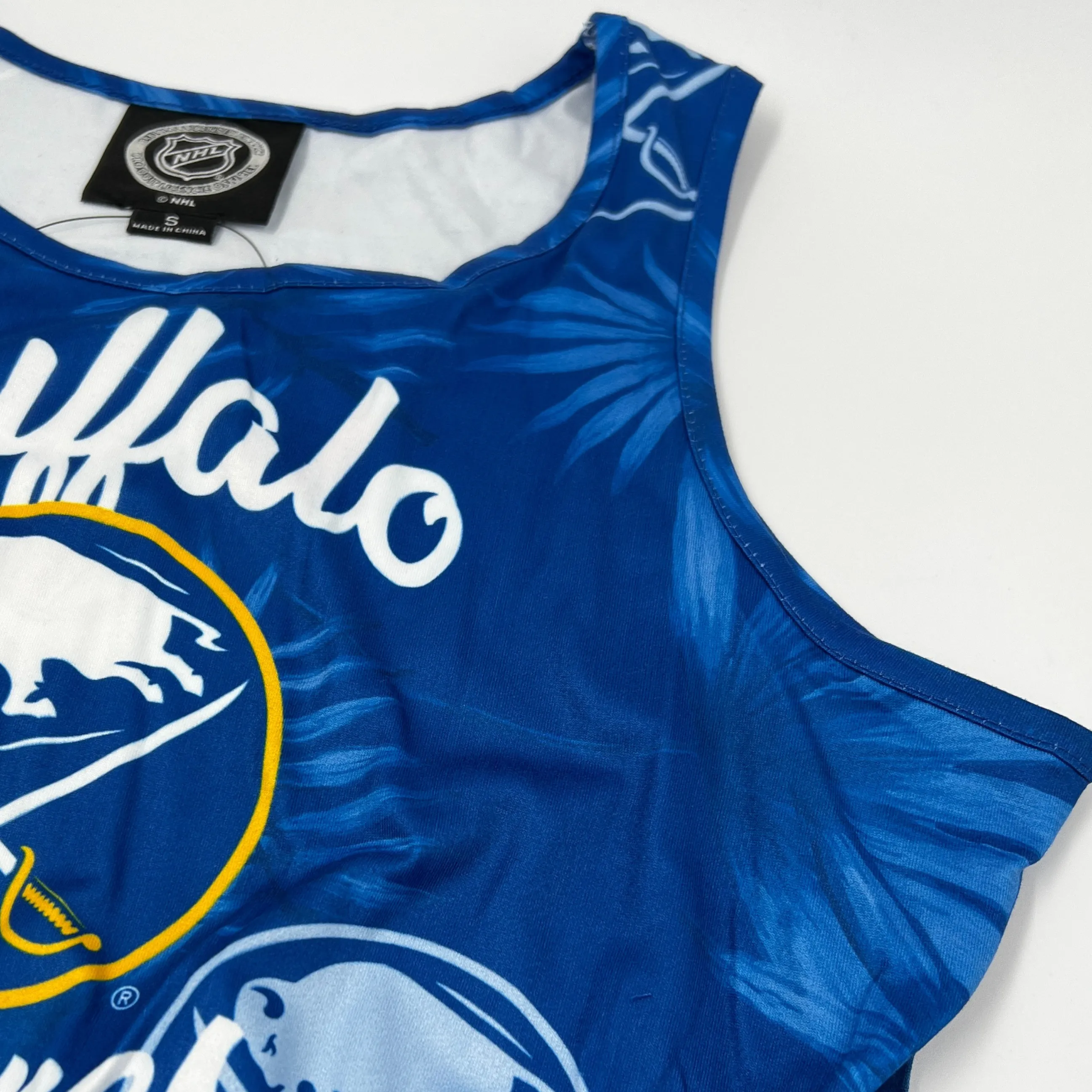 Women's Buffalo Sabres Royal Blue Floral Sun Dress